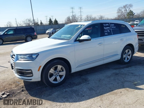 2018 Audi Q7 Premium Plus with VIN WA1LHAF76JD003831, listed as a IAAI auction lot 41781410 with 81,225 mi miles. Bid and sale history available at carsss.com. Image 17.