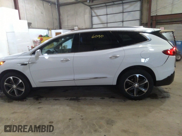 2019 Buick Enclave Essence with VIN 5GAERBKW4KJ196757, listed as a IAAI auction lot 41746090 with 75,801 mi miles and . Bid and sale history available at carsss.com. Image 14.