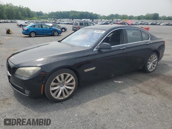 2012 BMW 7 Series with VIN WBAKX6C52CC197154, listed as a Copart auction lot 59897855 with 114,279 mi miles and Clean title. Bid and sale history available at DreamBid. Image 1.