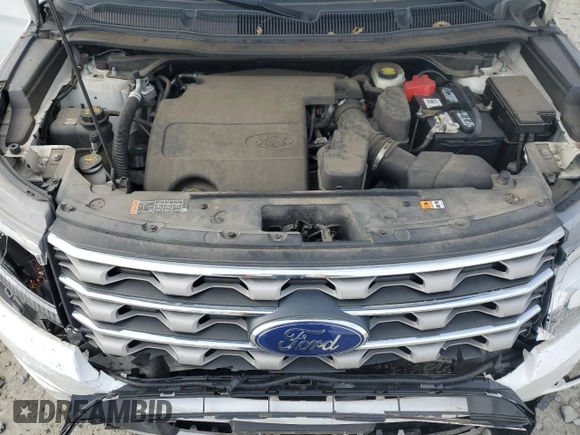 2017 Ford Explorer XLT with VIN 1FM5K8D8XHGD47476, listed as a Copart auction lot 50155845 with 80,763 mi miles and Salvage Title. Bid and sale history available at DreamBid. Image 12.