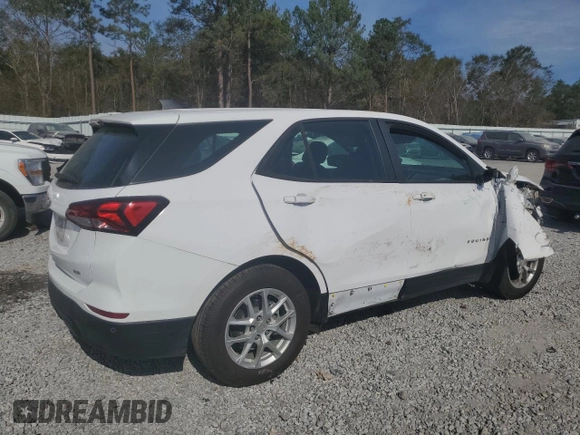 2023 Chevrolet Equinox LS with VIN 3GNAX5EG3PL259279, listed as a Copart auction lot 78233414 with 57,372 mi miles and Salvage title. Bid and sale history available at DreamBid. Image 3.
