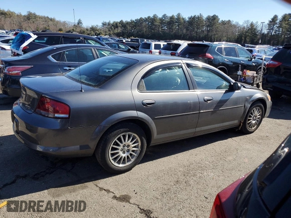 2005 Chrysler Sebring Touring with VIN 1C3EL56R95N665624, listed as a Copart auction lot 46690975 with 74,388 mi miles and Salvage title. Bid and sale history available at DreamBid. Image 3.