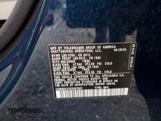 2019 Volkswagen Atlas SEL with VIN 1V2ER2CA7KC607587, listed as a Copart auction lot 43619275 with 125,184 mi miles and Clean title. Bid and sale history available at DreamBid. Image 14.