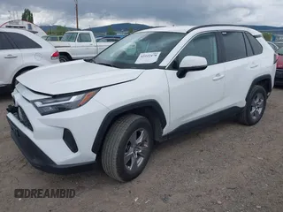 2024 Toyota RAV4 XLE with VIN 2T3P1RFV5RW473727, listed as a IAAI auction lot 42222478 with 19,764 mi miles and . Bid and sale history available at DreamBid. Image 2.