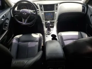 2020 Infiniti Q50 Luxe z VIN JN1EV7AP1LM204284, wystawiony jako Copart lot #55536325 z przebiegiem 99 332 mil mil oraz Nie do naprawy • Non repairable. Historia ofert i sprzedaży dostępna na DreamBid. Obrazek 8.