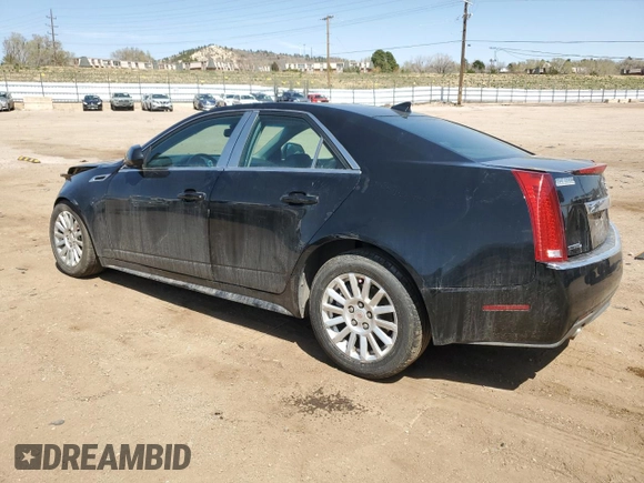 2013 Cadillac CTS Luxury with VIN 1G6DG5E51D0170567, listed as a Copart auction lot 52141015 with 87,078 mi miles and Salvage title. Bid and sale history available at DreamBid. Image 2.