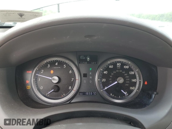 2012 Lexus ES 330 with VIN JTHBK1EG6C2473455, listed as a Copart auction lot 58817215 with 165,570 mi miles and Salvage title. Bid and sale history available at DreamBid. Image 9.