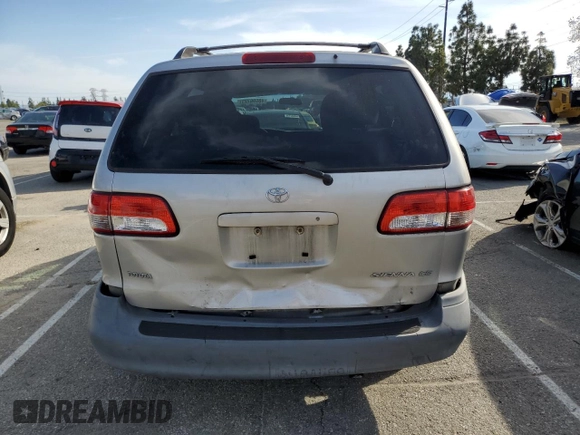 2003 Toyota Sienna CE with VIN 4T3ZF19C03U527223, listed as a Copart auction lot 48596725 with 124,801 mi miles and Salvage Title. Bid and sale history available at carsss.com. Image 6.