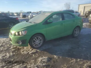 2015 Chevrolet Sonic LT with VIN 1G1JC5SB6F4129961, listed as a Copart auction lot 89054225 with 128,714 mi miles and Clean Title. Bid and sale history available at DreamBid. Image 1.