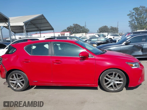 2015 Lexus CT 200h with VIN JTHKD5BH7F2229526, listed as a IAAI auction lot 42450596 with 110,661 mi miles and . Bid and sale history available at DreamBid. Image 14.