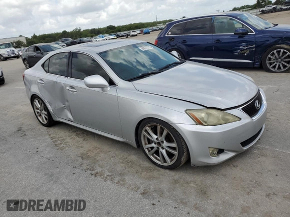 2006 Lexus IS 350 with VIN JTHBE262165010187, listed as a Copart auction lot 60073125 with 174,635 mi miles and Salvage title. Bid and sale history available at DreamBid. Image 4.