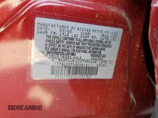 2020 Nissan Kicks SV z VIN 3N1CP5CVXLL521962, wystawiony jako Copart lot #53144775 z przebiegiem 60 954 mil mil oraz Szkoda całkowita • Salvage title. Historia ofert i sprzedaży dostępna na DreamBid. Obrazek 14.