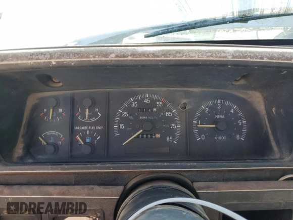 1989 Ford F-150 with VIN 1FTEF15Y7KLA17839, listed as a Copart auction lot 78828454 with 112,858 mi miles and Clean Title. Bid and sale history available at carsss.com. Image 9.