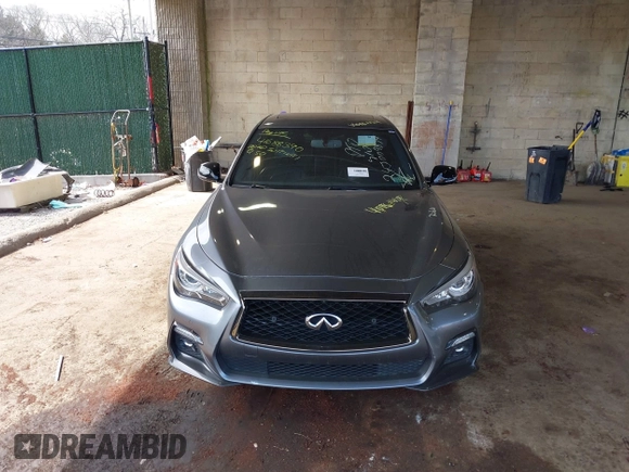 2020 Infiniti Q50 3.0t LUXE with VIN JN1EV7ARXLM254991, listed as a IAAI auction lot 41688390 with 55,873 mi miles. Bid and sale history available at carsss.com. Image 12.