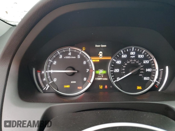 2018 Acura TLX Technology z VIN 19UUB3F55JA003067, wystawiony jako Copart lot #82958724 z przebiegiem 115 891 mil mil oraz Szkoda całkowita • Salvage title. Historia ofert i sprzedaży dostępna na DreamBid. Obrazek 9.