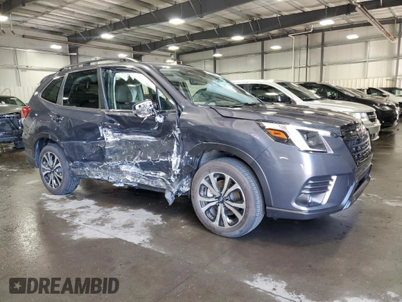 2024 Subaru Forester Limited с VIN JF2SKALC5RH431996, выставлен на аукционе Copart как лот 55938425 с пробегом 5 094 миль миль и Списание • Salvage title. История ставок и продаж доступна на DreamBid. Изображение 4.