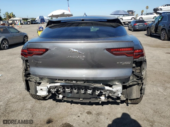 2020 Jaguar I-PACE SE with VIN SADHC2S18L1F87968, listed as a Copart auction lot 66728514 with 63,267 mi miles and Salvage Title. Bid and sale history available at carsss.com. Image 6.