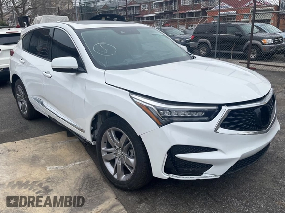 2020 Acura RDX w/Advance Pkg with VIN 5J8TC1H73LL015964, listed as a Copart auction lot 48838584 with 21,739 mi miles. Bid and sale history available at carsss.com. Image 1.