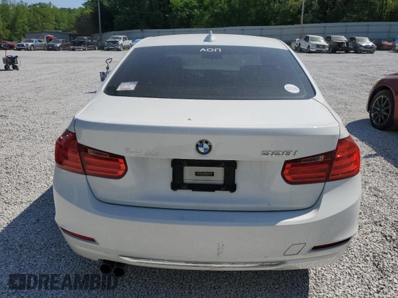 2012 BMW 3 Series 328i with VIN WBA3A5C57CF257346, listed as a Copart auction lot 53744705 with 118,242 mi miles and Salvage title. Bid and sale history available at DreamBid. Image 6.