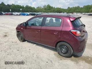 2021 Mitsubishi Mirage ES z VIN ML32AUHJ1MH009455, wystawiony jako Copart lot #55113105 z przebiegiem 67 895 mil mil oraz Szkody całkowita. Historia ofert i sprzedaży dostępna na DreamBid. Obrazek 2.