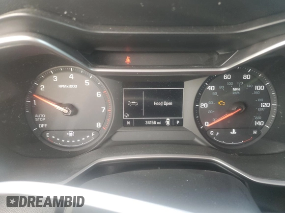 2021 Chevrolet TrailBlazer LS with VIN KL79MMS23MB036063, listed as a Copart auction lot 50082225 with 34,156 mi miles and Salvage Title. Bid and sale history available at carsss.com. Image 9.