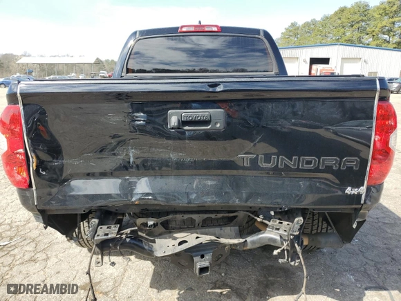 2021 Toyota Tundra 2WD SR5 with VIN 5TFEY5F1XMX281846, listed as a Copart auction lot 48339945 with 44,048 mi miles and Salvage Title. Bid and sale history available at carsss.com. Image 6.
