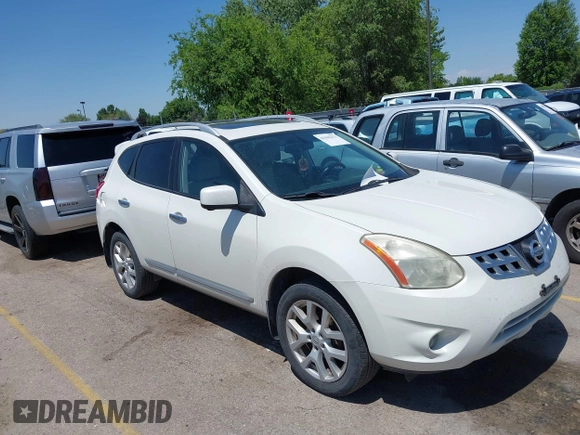 2012 Nissan Rogue S with VIN JN8AS5MV1CW394163, listed as a IAAI auction lot 42505613 with 122,324 mi miles and . Bid and sale history available at DreamBid. Image 1.