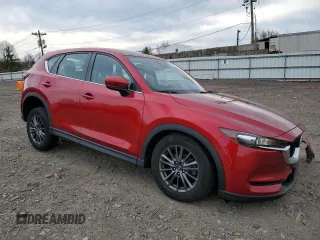 2019 Mazda CX-5 Sport with VIN JM3KFBBM5K0525696, listed as a Copart auction lot 49621595 with 87,536 mi miles and Salvage Title. Bid and sale history available at DreamBid. Image 4.