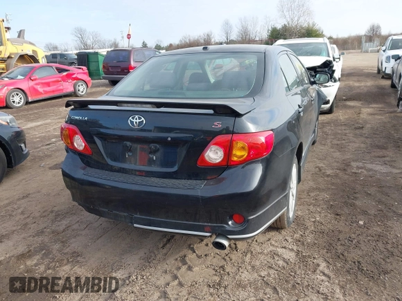 2009 Toyota Corolla with VIN 2T1BU40E29C124161, listed as a IAAI auction lot 41091324 with 128,310 mi miles. Bid and sale history available at carsss.com. Image 16.