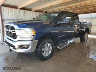 2024 Ram 2500 Big Horn with VIN 3C6UR5DJ1RG381039, listed as a Copart auction lot 52811425 with 14,912 mi miles and Clean Title. Bid and sale history available at carsss.com. Image 1.