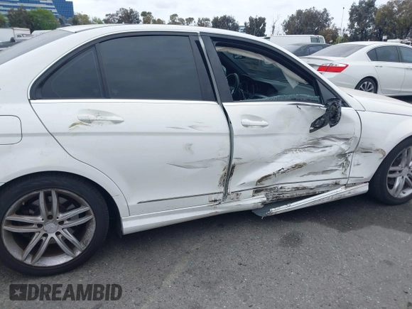 2014 Mercedes-Benz C-Class C 250 Sport with VIN WDDGF4HB9EA945465, listed as a IAAI auction lot 42035693 with 146,809 mi miles. Bid and sale history available at carsss.com. Image 17.