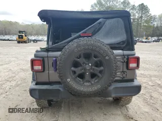 2021 Jeep Wrangler Unlimited Sport S with VIN 1C4HJXDN2MW550186, listed as a Copart auction lot 50870255 with 39,540 mi miles and Salvage Title. Bid and sale history available at carsss.com. Image 6.