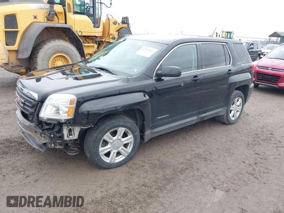 2016 GMC Terrain SLE with VIN 2GKFLSEK6G6126666, listed as a IAAI auction lot 42021817 with 101,024 mi miles. Bid and sale history available at carsss.com. Image 17.