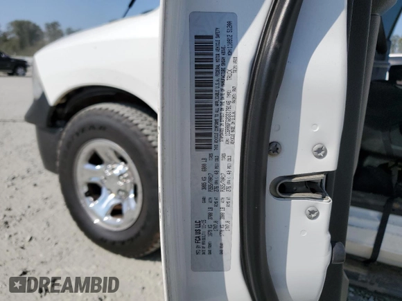 2016 Ram 1500 Tradesman with VIN 1C6RR6FG2GS178146, listed as a Copart auction lot 75121764 with 274,010 mi miles and Salvage title. Bid and sale history available at DreamBid. Image 12.