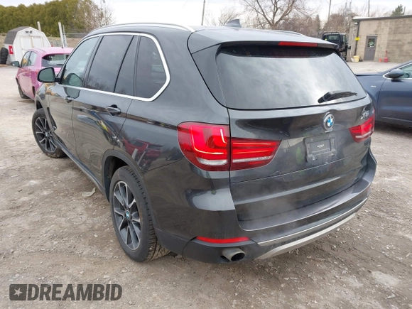 2017 BMW X5 xDrive35i with VIN 5UXKR0C59H0V50278, listed as a IAAI auction lot 41930383 with 123,786 mi miles. Bid and sale history available at carsss.com. Image 3.