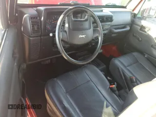 2005 Jeep Wrangler SE with VIN 1J4FA29S85P330100, listed as a Copart auction lot 85862984 with 75,526 mi miles and Salvage Title. Bid and sale history available at carsss.com. Image 8.