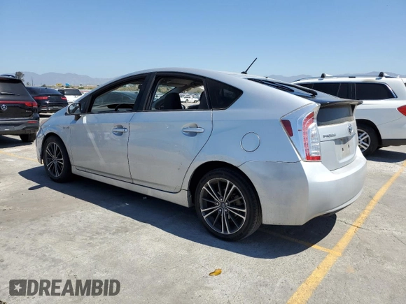 2014 Toyota Prius Four z VIN JTDKN3DU0E0379145, wystawiony jako Copart lot #53071185 z przebiegiem 185 077 mil mil oraz Szkoda całkowita • Salvage title. Historia ofert i sprzedaży dostępna na DreamBid. Obrazek 2.