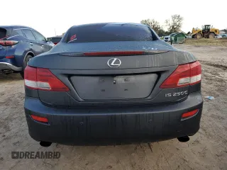 2011 Lexus IS 250 C with VIN JTHFF2C28B2517151, listed as a Copart auction lot 73659584 with Not provided miles and Salvage title. Bid and sale history available at DreamBid. Image 6.