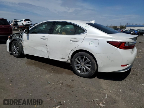 2018 Lexus ES with VIN JTHBW1GG2J2188556, listed as a Copart auction lot 53564415 with 95,592 mi miles and Salvage Title. Bid and sale history available at carsss.com. Image 2.