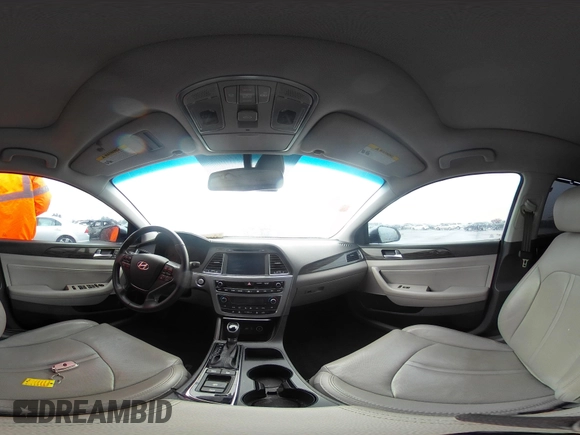 2015 Hyundai Sonata 2.4L Sport with VIN 5NPE34AF8FH208677, listed as a IAAI auction lot 41615270 with 141,639 mi miles. Bid and sale history available at carsss.com. Image 21.