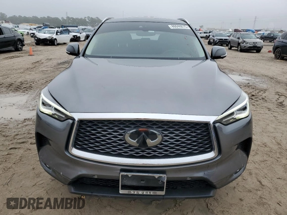 2021 Infiniti QX50 Essential с VIN 3PCAJ5CA0MF123145, выставлен на аукционе Copart как лот 46046815 с пробегом 54 634 миль миль и Списание • Salvage title. История ставок и продаж доступна на DreamBid. Изображение 5.