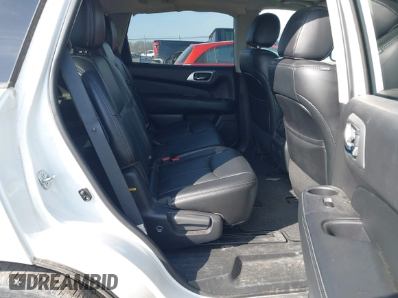 2017 Nissan Pathfinder SV with VIN 5N1DR2MM7HC610550, listed as a IAAI auction lot 41797183 with 54,071 mi miles. Bid and sale history available at carsss.com. Image 8.