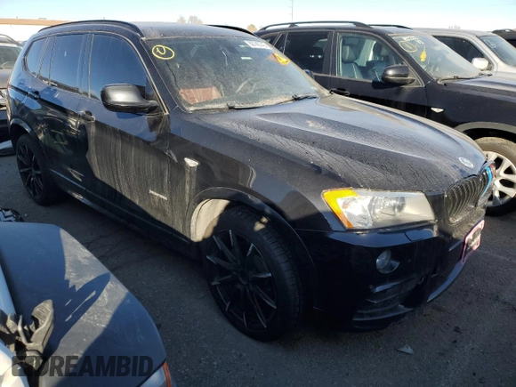 2014 BMW X3 xDrive35i with VIN 5UXWX7C59EL984954, listed as a Copart auction lot 88740745 with Not Provided miles and Non Repairable. Bid and sale history available at DreamBid. Image 4.