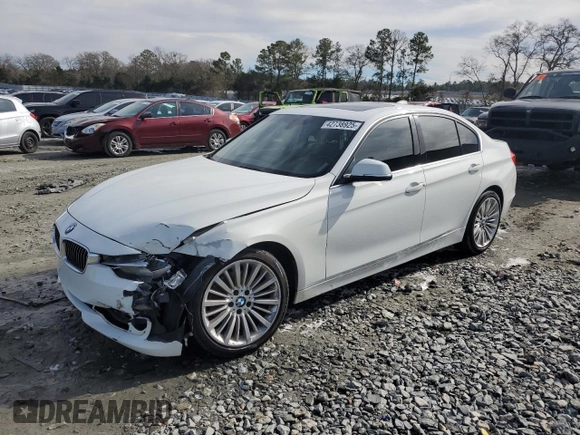 2014 BMW 3 Series 328d with VIN WBA3D3C58EF099338, listed as a Copart auction lot 42738925 with 157,696 mi miles and Salvage Title. Bid and sale history available at carsss.com. Image 1.