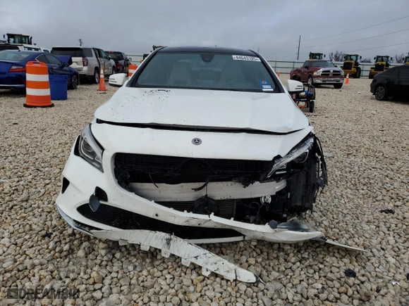 2018 Mercedes-Benz CLA with VIN WDDSJ4EB2JN633861, listed as a Copart auction lot 44643125 with 80,420 mi miles and Salvage Title. Bid and sale history available at carsss.com. Image 5.