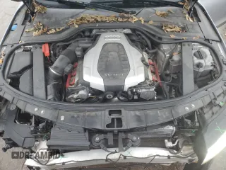2015 Audi A8 z VIN WAUJGAFD0FN010021, wystawiony jako Copart lot #86861684 z przebiegiem 112 697 mil mil oraz Szkoda całkowita • Salvage title. Historia ofert i sprzedaży dostępna na DreamBid. Obrazek 11.