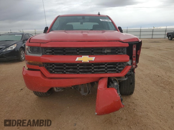 2018 Chevrolet Silverado 1500 Custom with VIN 3GCPCPEC7JG388830, listed as a Copart auction lot 78947194 with 81,508 mi miles and Salvage Title. Bid and sale history available at DreamBid. Image 5.