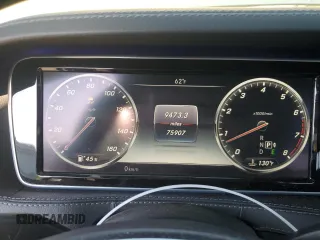 2016 Mercedes-Benz S 550 with VIN WDDUG8CBXGA212892, listed as a Copart auction lot 43206735 with 75,907 mi miles and Salvage Title. Bid and sale history available at carsss.com. Image 9.