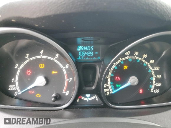 2016 Ford Fiesta SE z VIN 3FADP4BJXGM149197, wystawiony jako Copart lot #57100405 z przebiegiem 106 429 mil mil oraz Nie do naprawy • Non repairable. Historia ofert i sprzedaży dostępna na DreamBid. Obrazek 9.