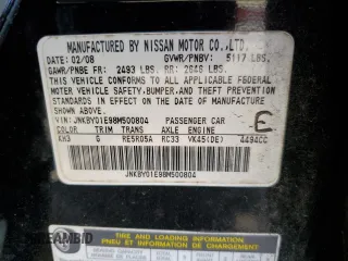 2008 Infiniti M45 with VIN JNKBY01E98M500804, listed as a Copart auction lot 41509905 with 180,739 mi miles and Non Repairable. Bid and sale history available at carsss.com. Image 12.